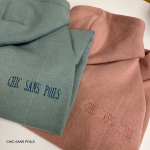 Long sleeve hoodie - OLD PINK