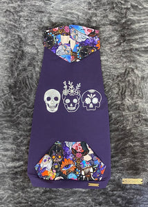 Chandail long à capuche - Sugar Skulls