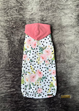 Charger l&#39;image dans la galerie, Chandail  long à capuche - Fleuri dots