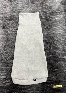 Turtleneck - Grey cotton rib