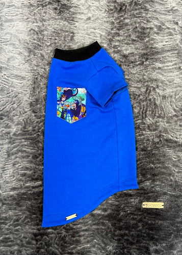 Curve T-shirt - Blue Princesses Burton colorful